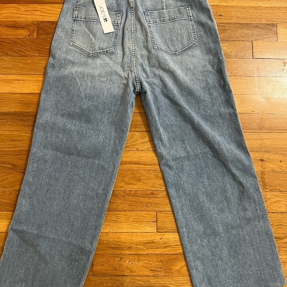 Joe's Jeans Womens mom Jeans Blue Size 32 High-Rise Wide-Leg Stretch $198 357 - Picture 6 of 11